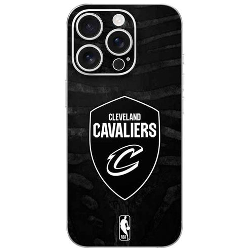 NBA Cleveland Cavaliers Black Animal Print iPhone 16 Pro Skin
